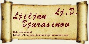 Ljiljan Đurašinov vizit kartica